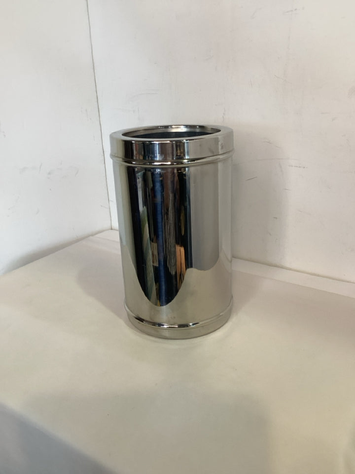 Inox Chrome Cylinder Utensil Holder