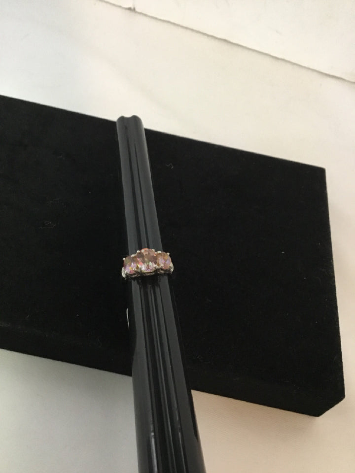 White Rhinestone Ring