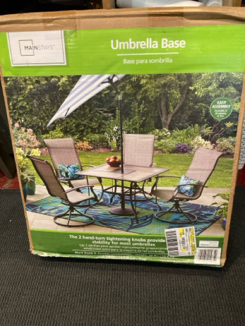 MainStay Black Metal Umbrella Stand