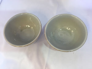 Lenox Set of 2 Gray Ceramic Bowl Set