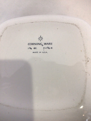 Corningware White/Blue Floral Baking Dish