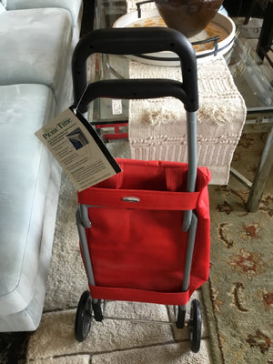 Rolling Insulated Red Cart