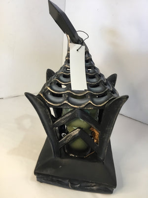 Halloween Gray Plastic Skeleton Lanterns Holiday Item