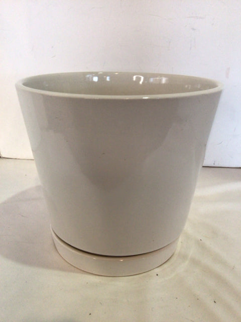 White Ceramic Planter