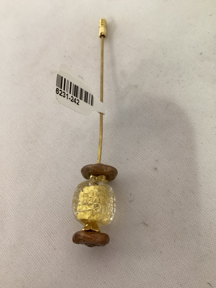 Gold Hat Pin