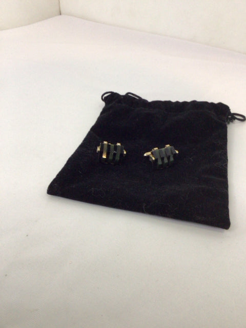 Black/Gold Cuff Links