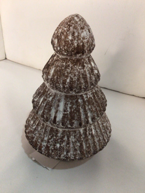 Tree Brown Ceramic Holiday Item