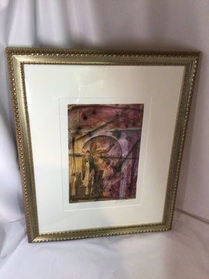 Chadwick Studios Abstract Pink Man Framed Art