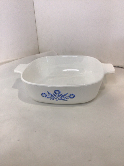 Corningware White/Blue Floral Baking Dish