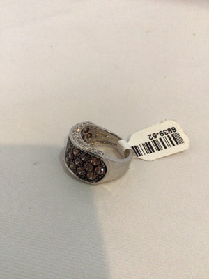 Brown Rhinestone Ring