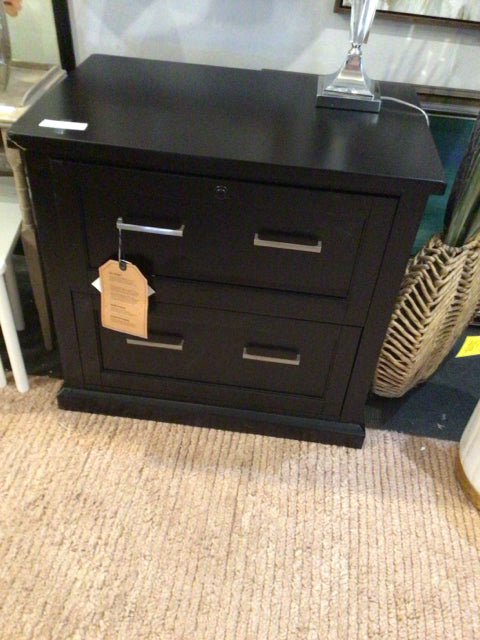 2 Drawer As Is Black File Cabinet