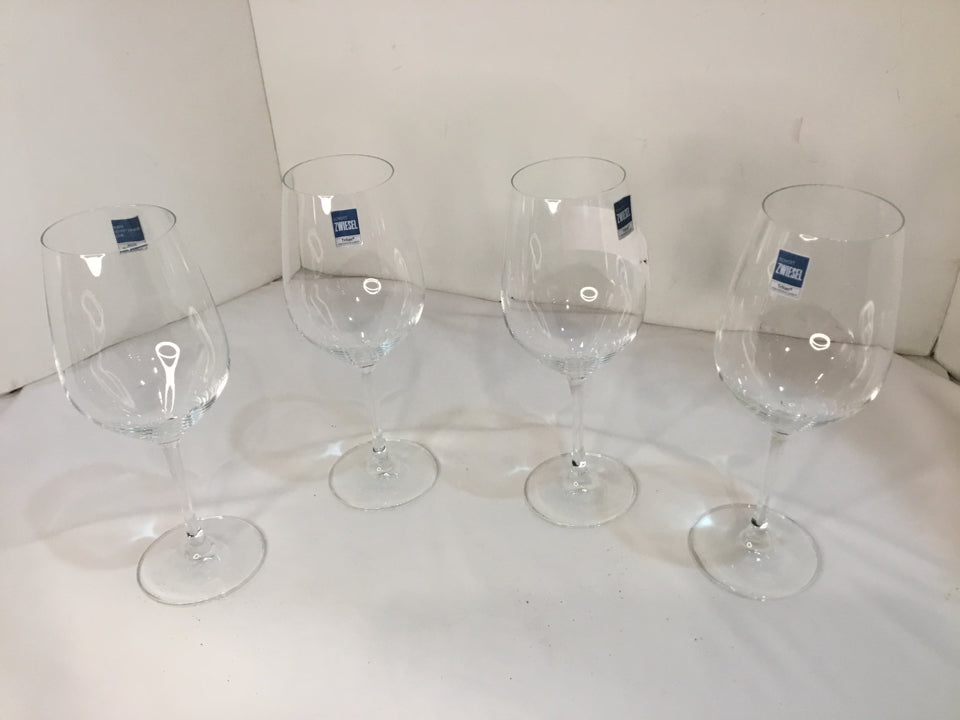 Schott Zwiesel Set of 4 Clear Glass Wine Glasses