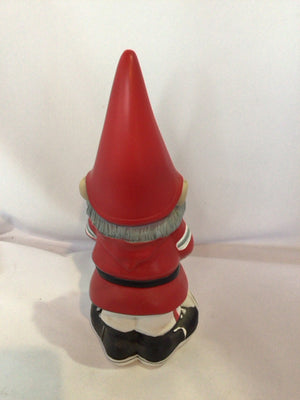 Red/Gray Resin Gnome OSU Figurine