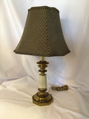 Vintage Black/Gold Metal Table Lamp