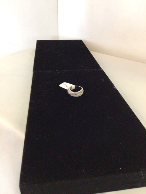 Silver Rhinestone Ring