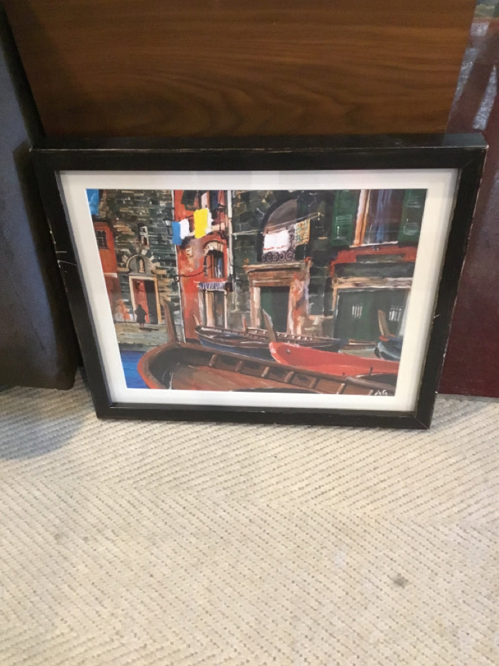 Street Scene Multi Boat Shadow Box
