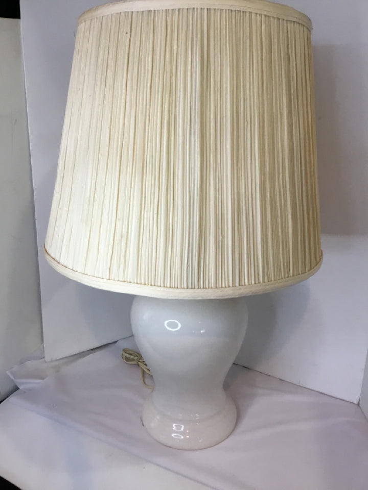 White Ceramic Lamp