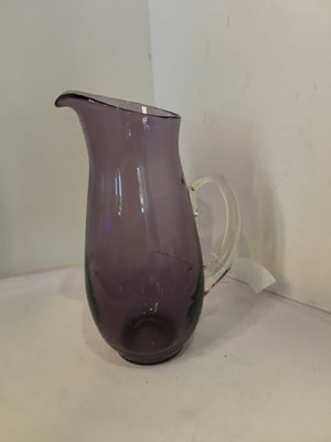 Purple Glass Pitcher