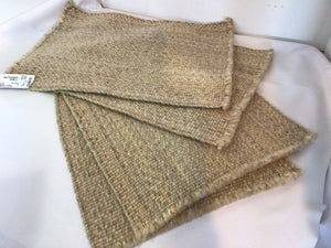 Set of 4 Tan Woven Placemats