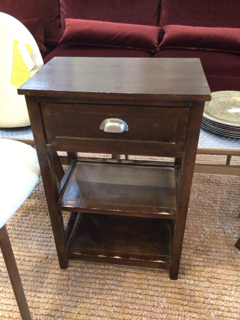 Wood Drawers As Is Brown Table