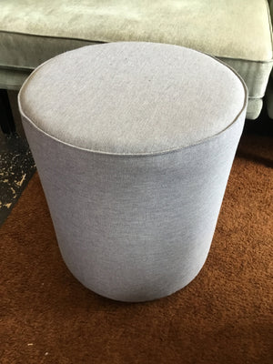 Knoll Commercial Gray Poly Blend Cylinder FootStool/Ottoman