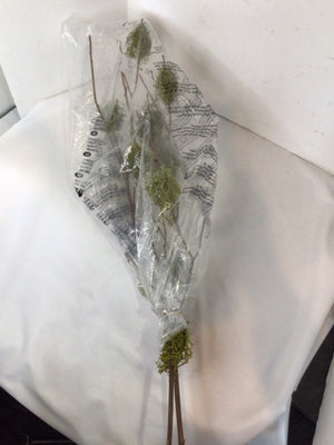 Green Faux Flowers
