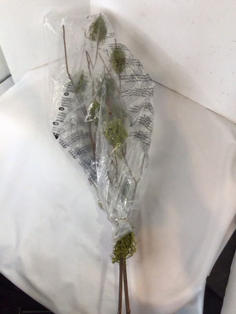 Green Faux Flowers