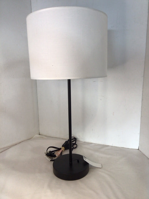 Table Black Metal Stick Lamp