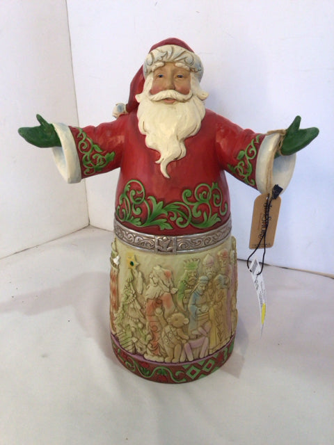 Jim Shore Christmas Resin Santa Holiday Item
