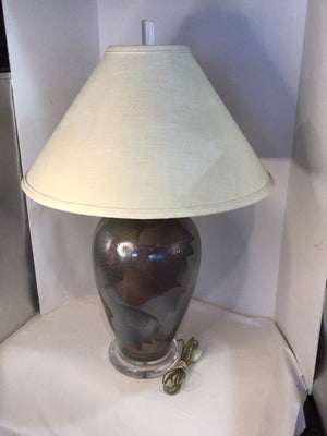 Gray Glass Lamp