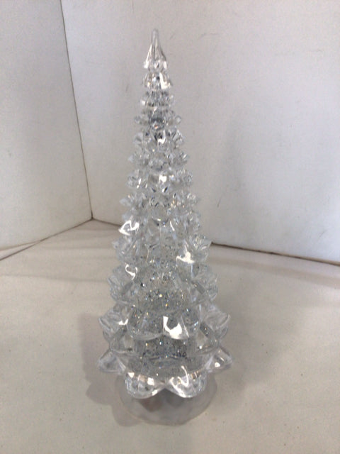 Christmas Clear Acrylic Tree Light up Holiday Item