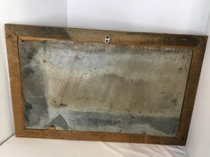 Rustic Brown Wood Train Framed Art