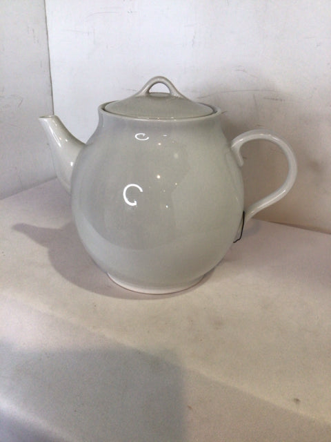 Pottery Barn White Ceramic Teapot