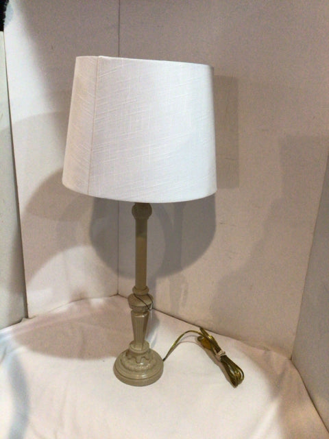 Beige Metal Lamp