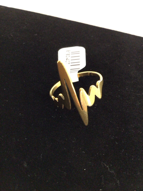 Gold Lightning Ring