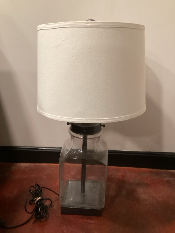 Clear Glass Lamp