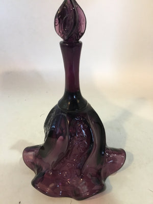 Fenton Vintage Purple Glass Bell