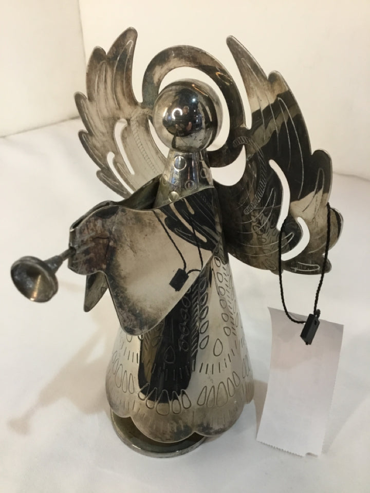 Figurine Silver Angel Holiday Item