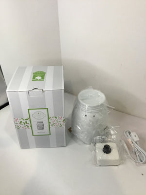 Scentsy White Ceramic Candle Holder Holiday Item