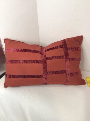 Calvin Klein Red Cotton Pillow