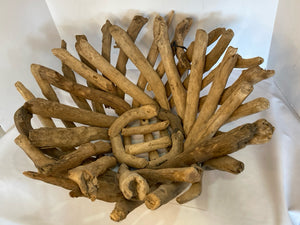 Oversized Natural Driftwood Bowl