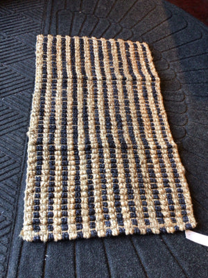 Throw Jute Tan/Black Rug