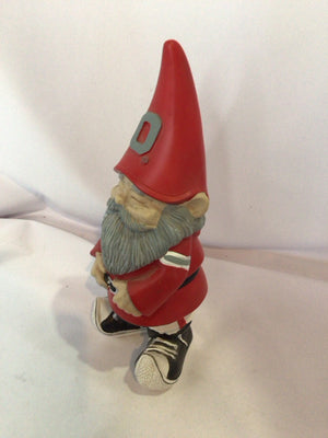 Red/Gray Resin Gnome OSU Figurine