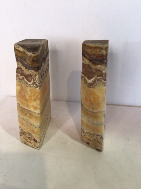 Neutral Stone Set of 2 Book End