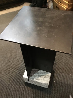 Modern Marble/Iron Gray Table