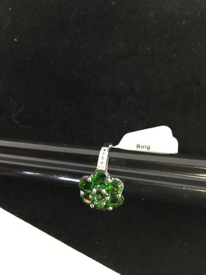 Green Rhinestone Ring
