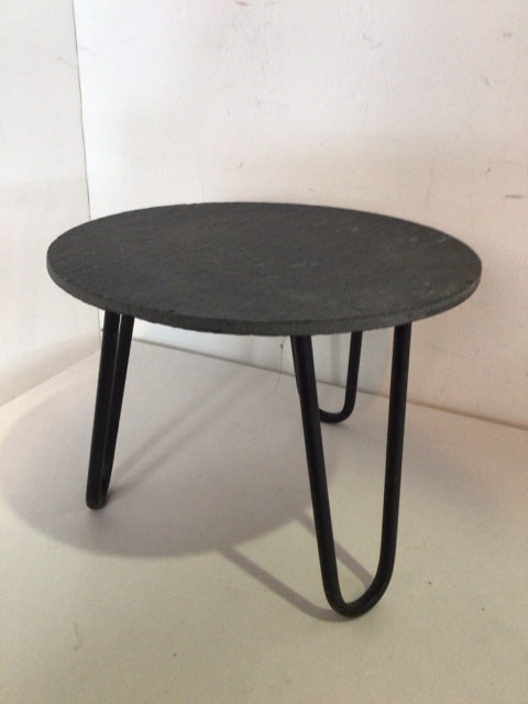 Gray Slate Plant Stand