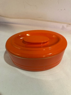 Westinghouse Refrigerator Orange Ceramic Lidded Bowl