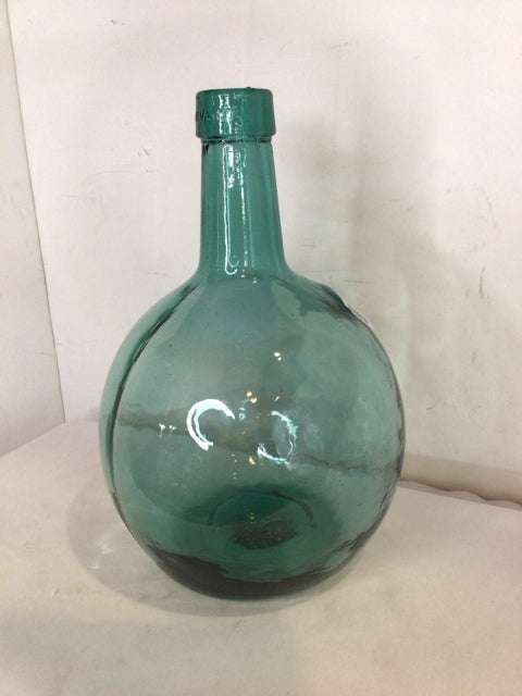 Bottle Green Glass Vase