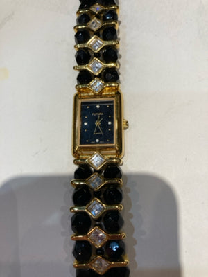 Black Rhinestone Watch